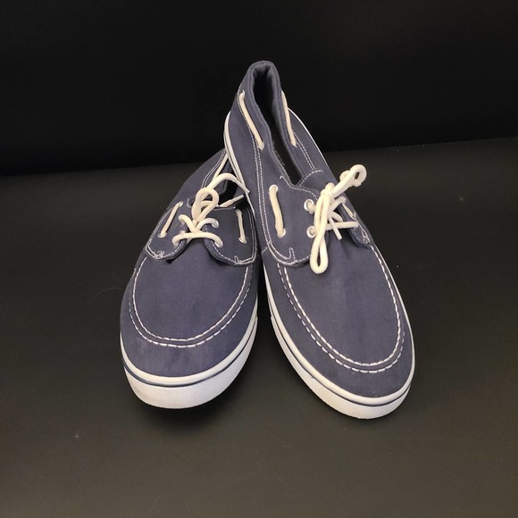 Canvas Casuals Men's Boat Shoe Sneaker, Size XL - Picture 1 of 6